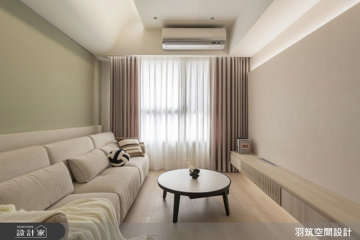 22坪新成屋(5年以下)＿現代風客廳案例圖片＿羽筑空間設計＿羽筑_103 上禾旺 - 暖煦若芽之21