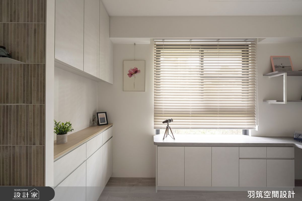 17坪新成屋(5年以下)＿奶茶風書房案例圖片＿羽筑空間設計＿羽筑_108 寶台雙子星 - 溫潤成詩之8