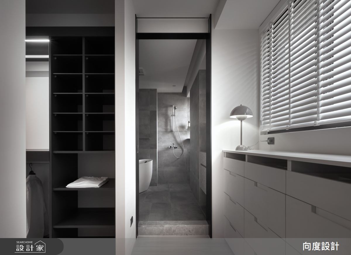 24坪新成屋(5年以下)＿現代風浴室走廊案例圖片＿向度設計＿向度_洄流之32