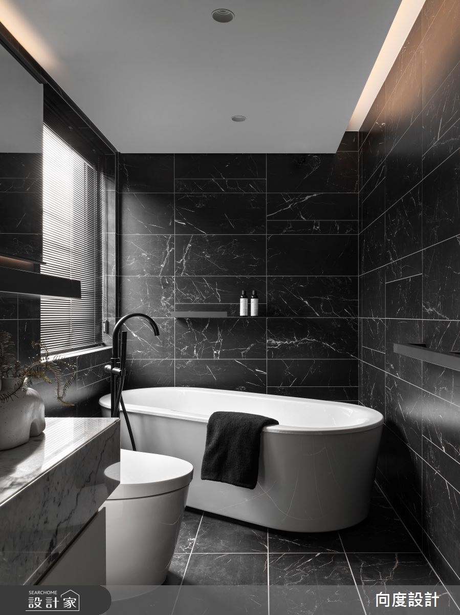中古屋(5~15年)＿現代風浴室案例圖片＿向度設計＿向度_灰色空間之23