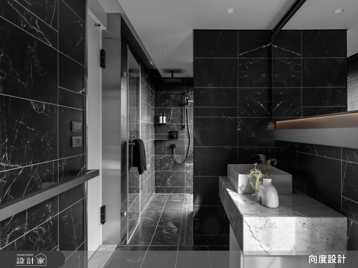 中古屋(5~15年)＿現代風浴室案例圖片＿向度設計＿向度_灰色空間之20