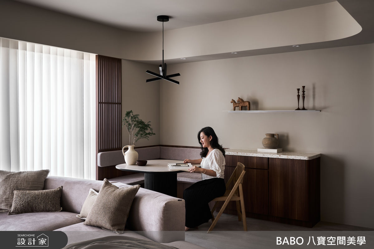 新成屋(5年以下)＿侘寂風客廳餐廳案例圖片＿八寶空間美學＿八寶_覓音之6