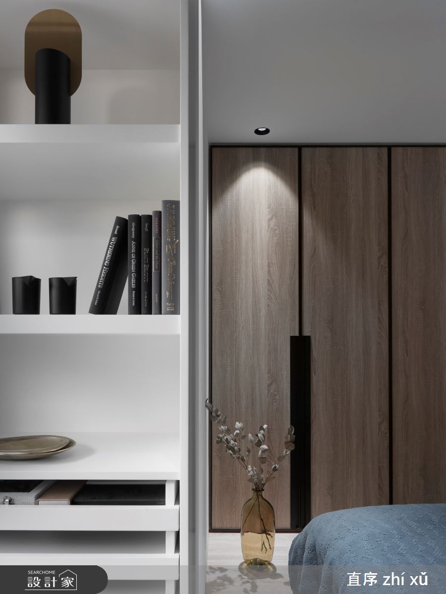 25坪新成屋(5年以下)＿現代風臥室案例圖片＿直序室內設計＿直序_03木柵K宅之20