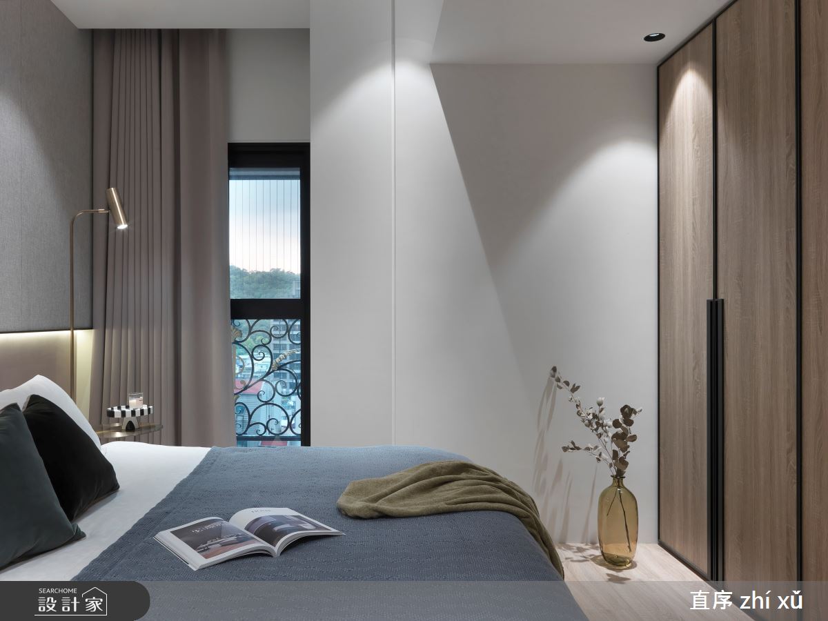 25坪新成屋(5年以下)＿現代風臥室案例圖片＿直序室內設計＿直序_03木柵K宅之18
