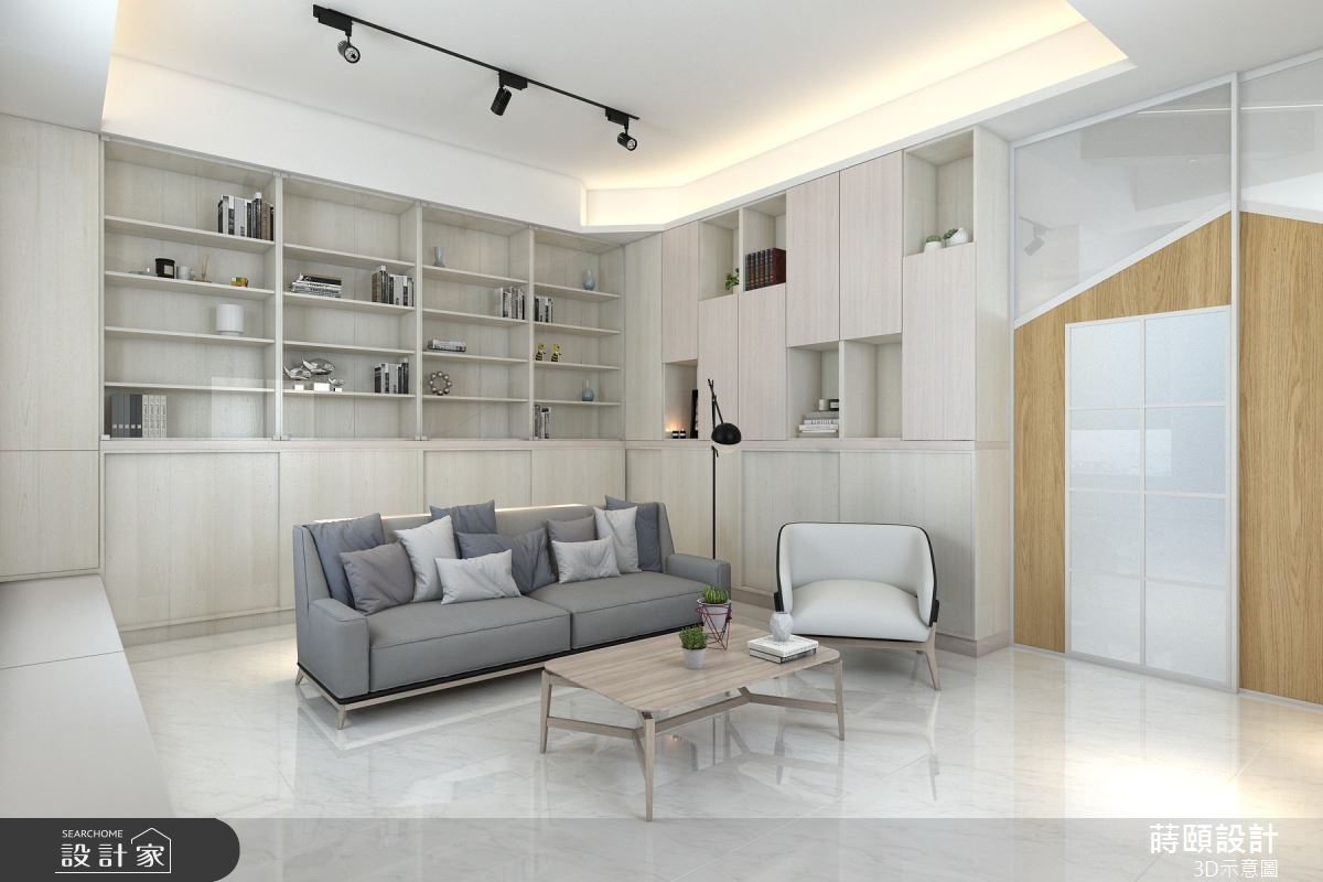 71坪老屋(31~40年)＿北歐風客廳案例圖片＿蒔頤設計＿蒔頤_08之1