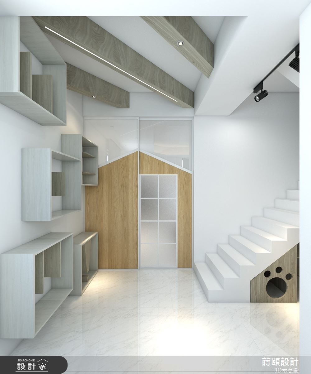 71坪老屋(31~40年)＿北歐風客廳案例圖片＿蒔頤設計＿蒔頤_08之2