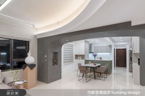 勻朗_晝夜凝靜_高雄50坪新成屋_現代風