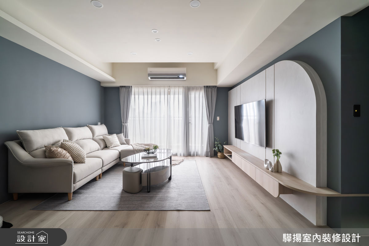 30坪新成屋(5年以下)＿混搭風客廳案例圖片＿驊揚室內裝修設計有限公司＿驊揚_179之21