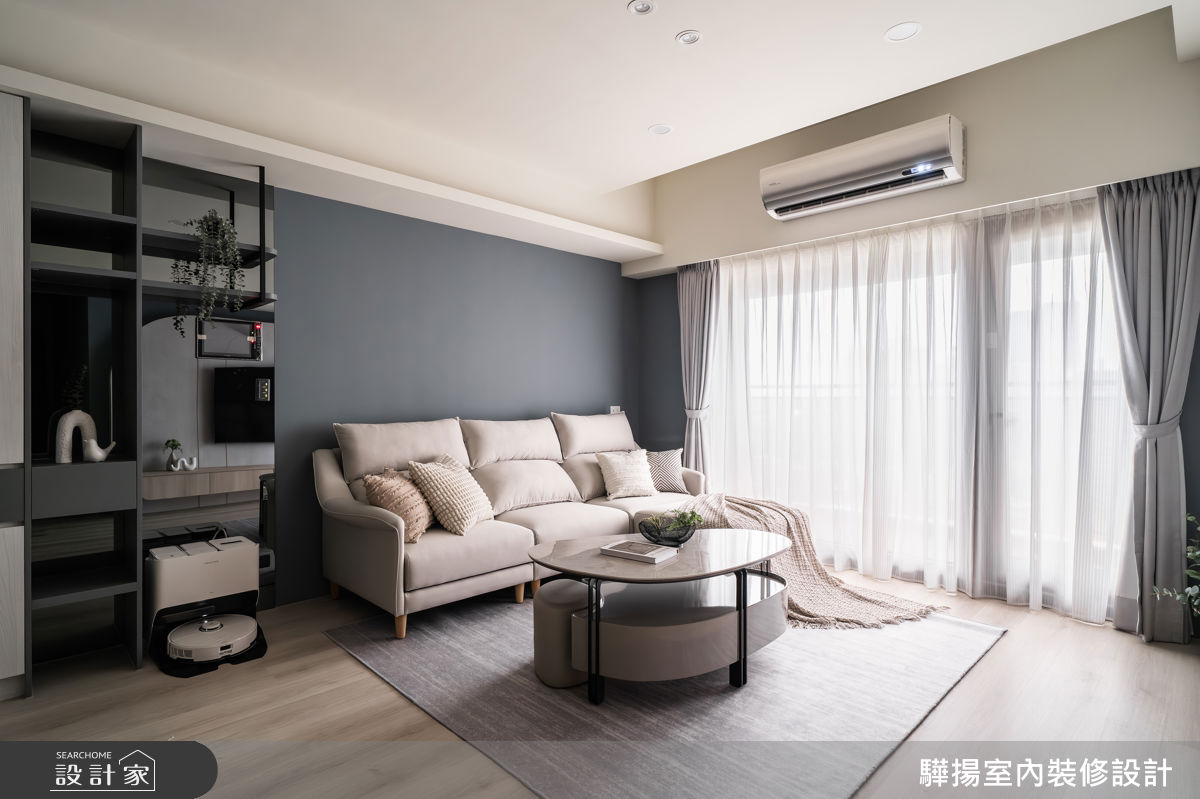 30坪新成屋(5年以下)＿混搭風客廳案例圖片＿驊揚室內裝修設計有限公司＿驊揚_179之22
