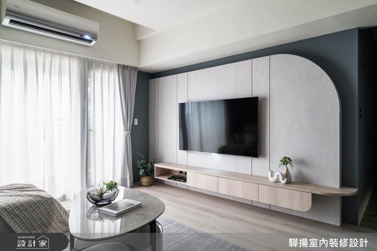 30坪新成屋(5年以下)＿混搭風客廳案例圖片＿驊揚室內裝修設計有限公司＿驊揚_179之23