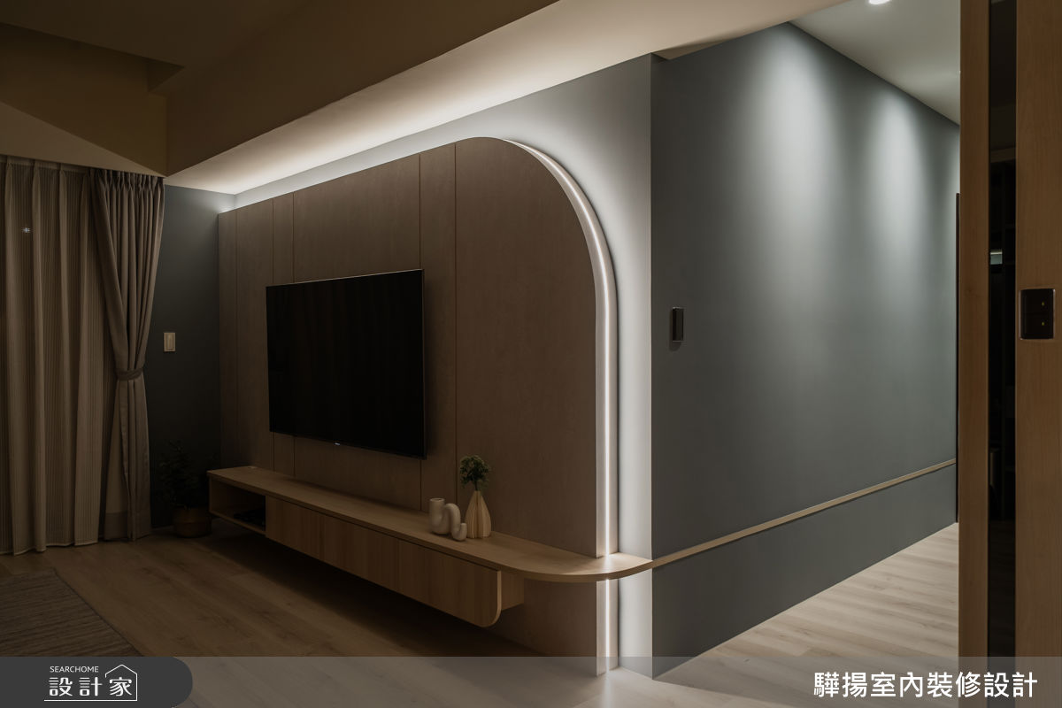30坪新成屋(5年以下)＿混搭風客廳走廊案例圖片＿驊揚室內裝修設計有限公司＿驊揚_179之25