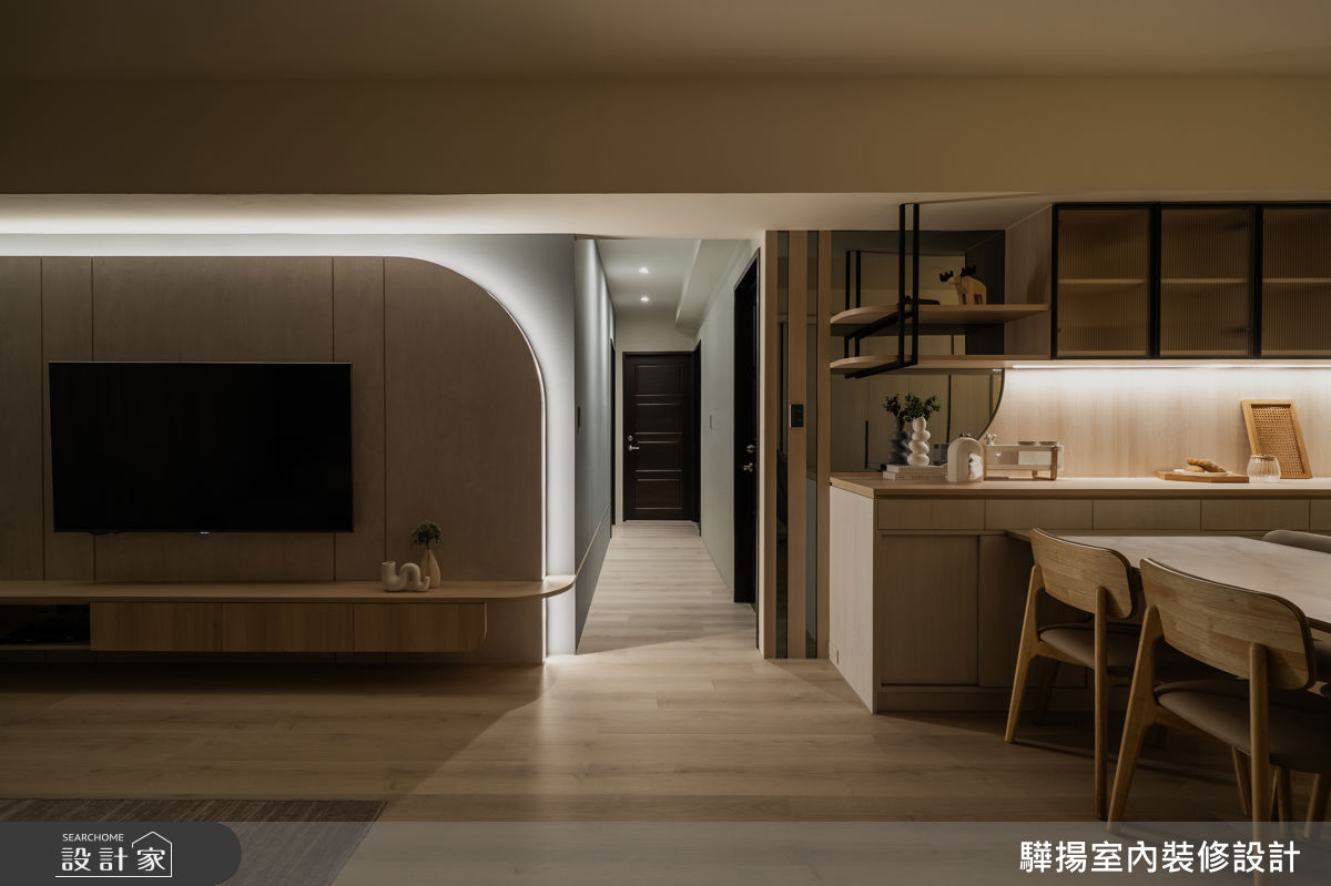 30坪新成屋(5年以下)＿混搭風客廳餐廳走廊案例圖片＿驊揚室內裝修設計有限公司＿驊揚_179之27