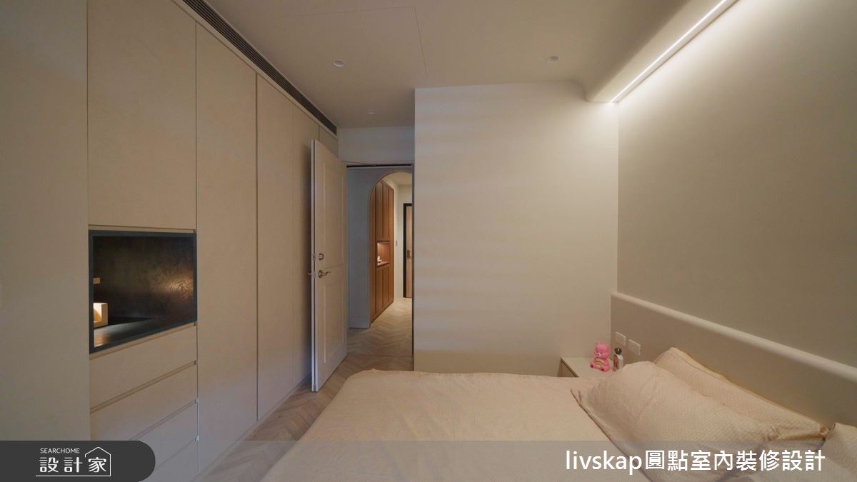 16坪新成屋(5年以下)＿法式中古風臥室案例圖片＿圓點室內裝修國際有限公司＿圓點_20之23