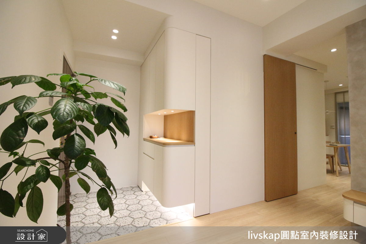 16坪老屋(16~30年)＿北歐風玄關案例圖片＿圓點室內裝修國際有限公司＿圓點_23之4
