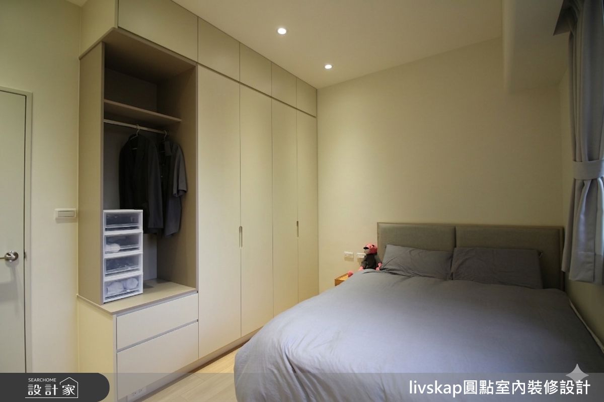 16坪老屋(16~30年)＿北歐風臥室案例圖片＿圓點室內裝修國際有限公司＿圓點_23之19
