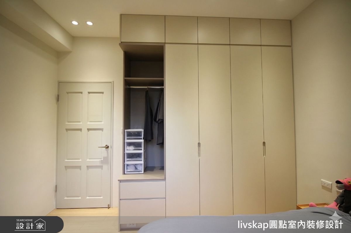 16坪老屋(16~30年)＿北歐風臥室案例圖片＿圓點室內裝修國際有限公司＿圓點_23之18