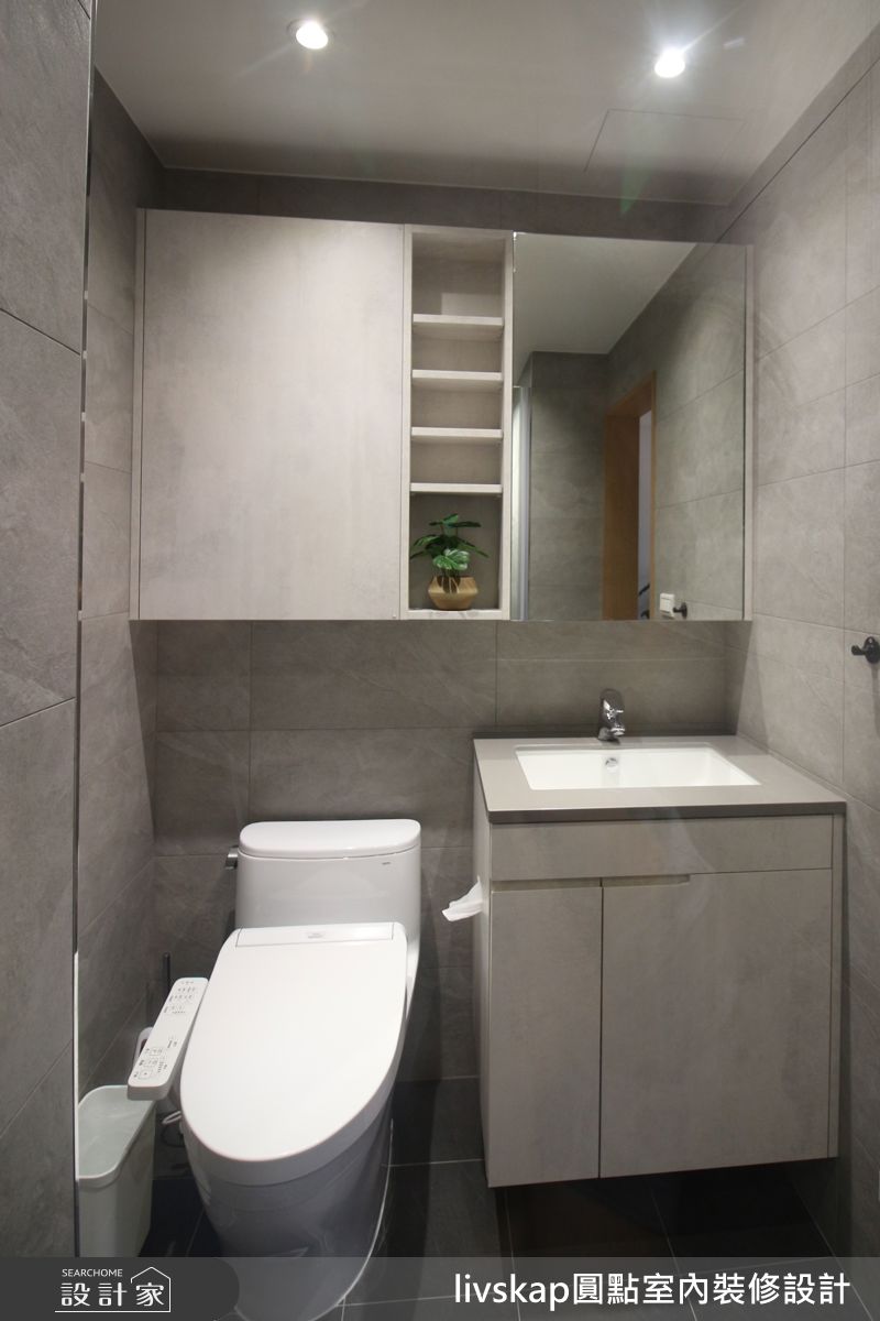 16坪老屋(16~30年)＿北歐風浴室案例圖片＿圓點室內裝修國際有限公司＿圓點_23之23