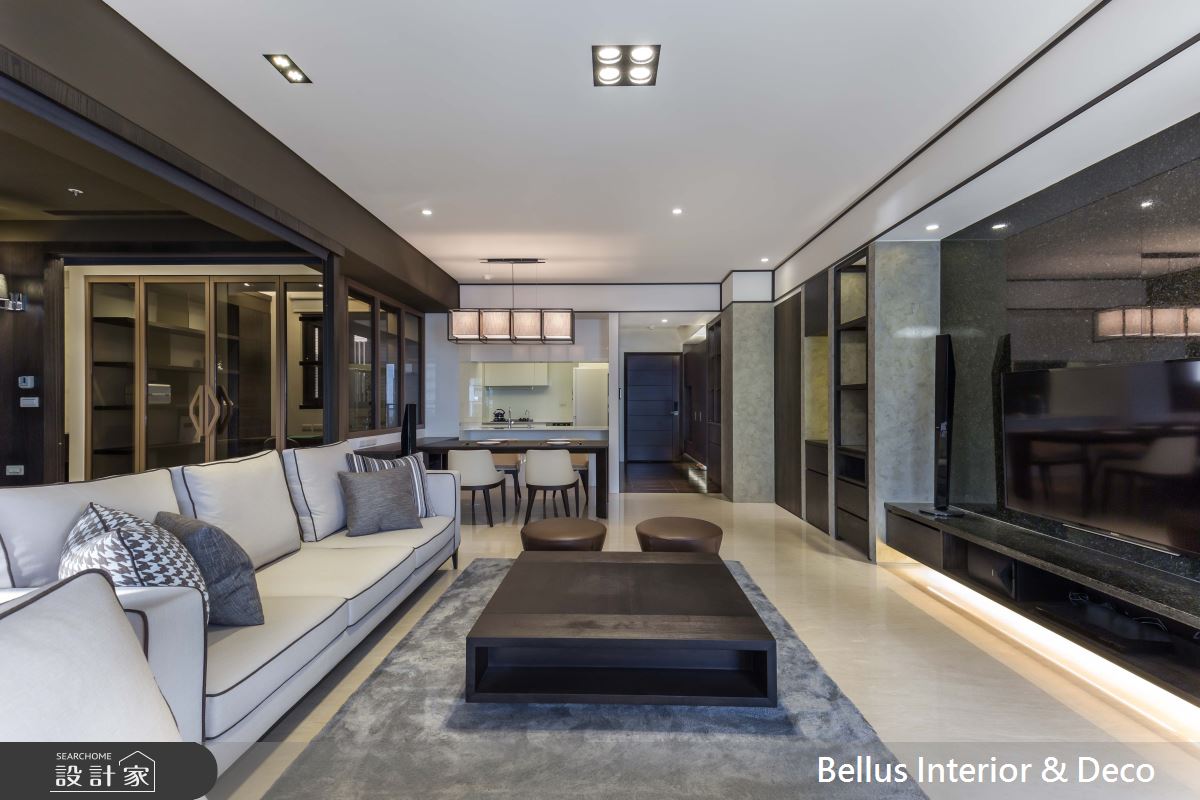 50坪預售屋＿人文禪風客廳案例圖片＿Bellus 設計＿Bellus_邊框構圖之1