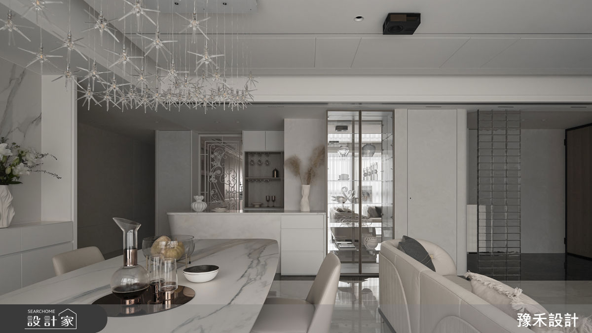 44坪毛胚屋＿現代風客廳餐廳中島案例圖片＿豫禾設計＿豫禾_雲隙之6