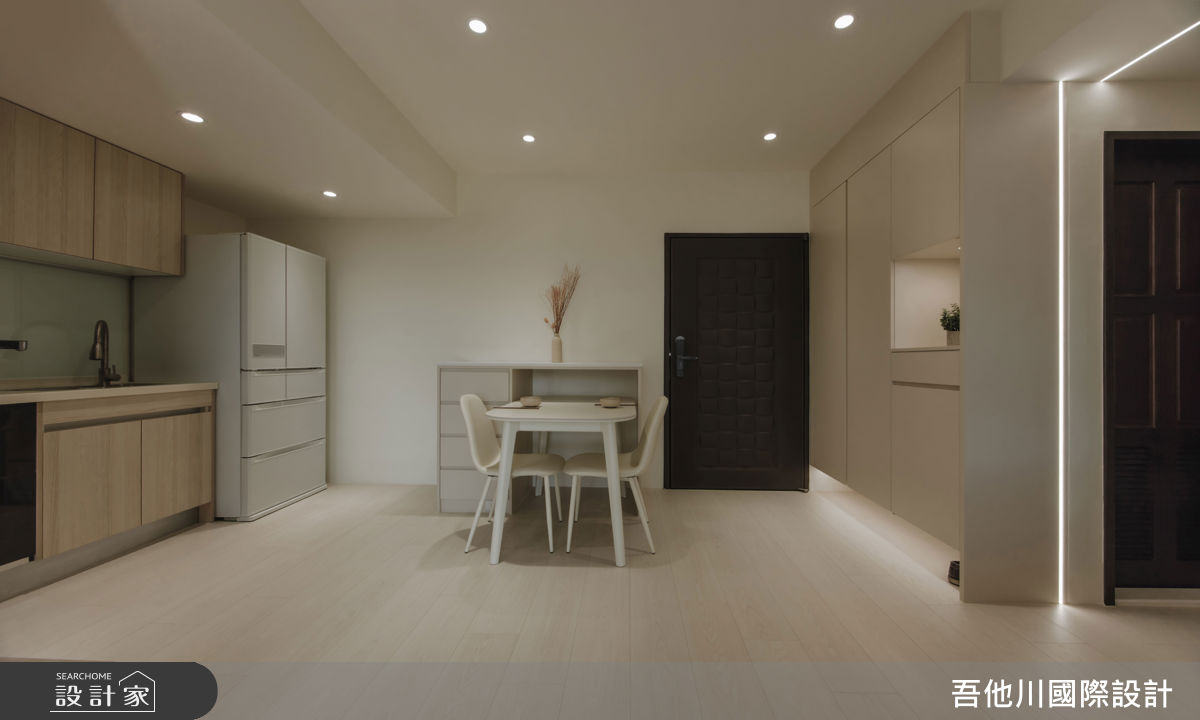 15坪新成屋(5年以下)＿簡約風案例圖片＿吾他川室內設計＿吾他川_霧光緩居_新竹新豐之1