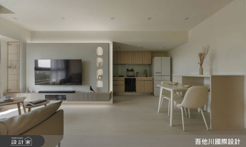 吾他川_霧光緩居_新竹新豐_簡約風