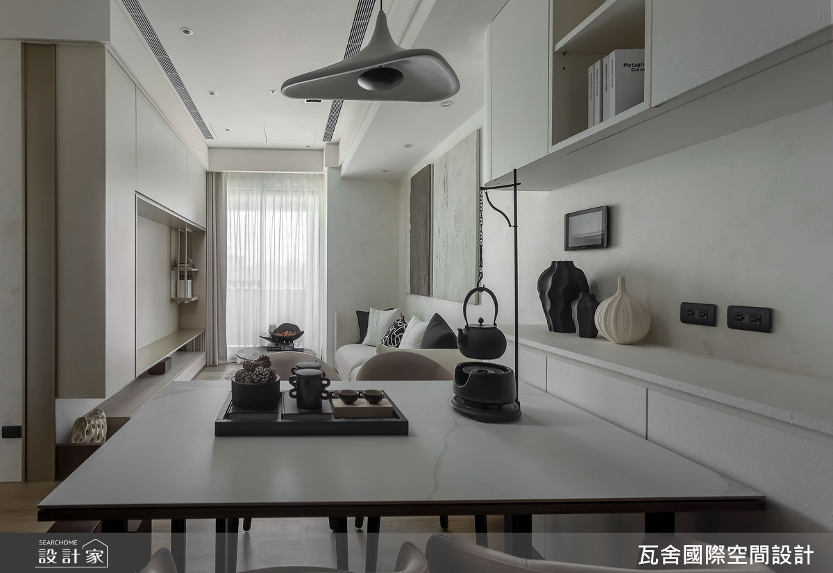 預售屋＿現代風客廳餐廳案例圖片＿瓦舍國際空間設計＿瓦舍_28之1