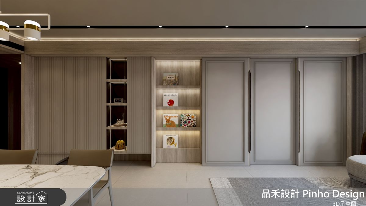 45坪新成屋(5年以下)＿英式風客廳餐廳案例圖片＿品禾設計＿品禾設計46_靜域之17