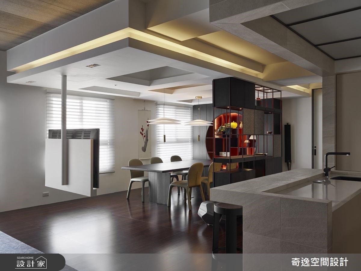 37坪新成屋(5年以下)＿新中式風餐廳案例圖片＿奇逸空間設計＿奇逸_36之11