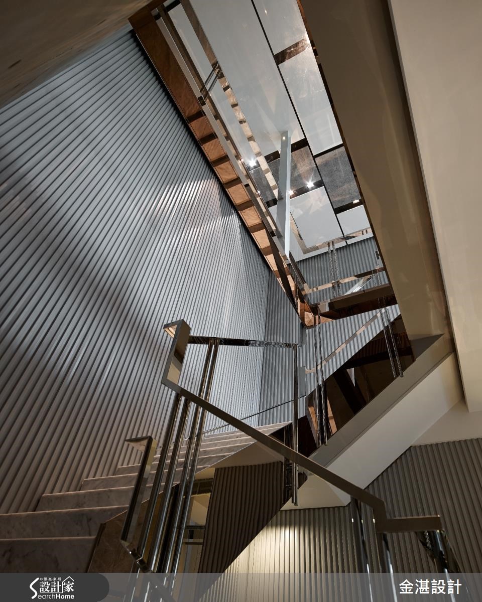 150坪新成屋(5年以下)＿現代風樓梯案例圖片＿金湛空間設計＿金湛_21之19