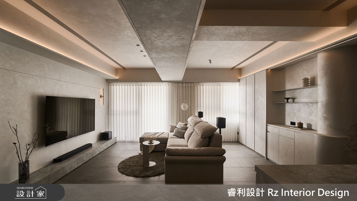 新成屋(5年以下)＿現代風客廳餐廳中島案例圖片＿睿利設計＿睿利_48.三染練色之11