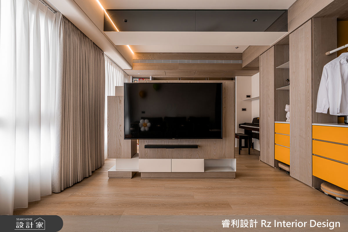 32坪新成屋(5年以下)＿現代風客廳案例圖片＿睿利設計＿睿利_49.雛芳如今之3