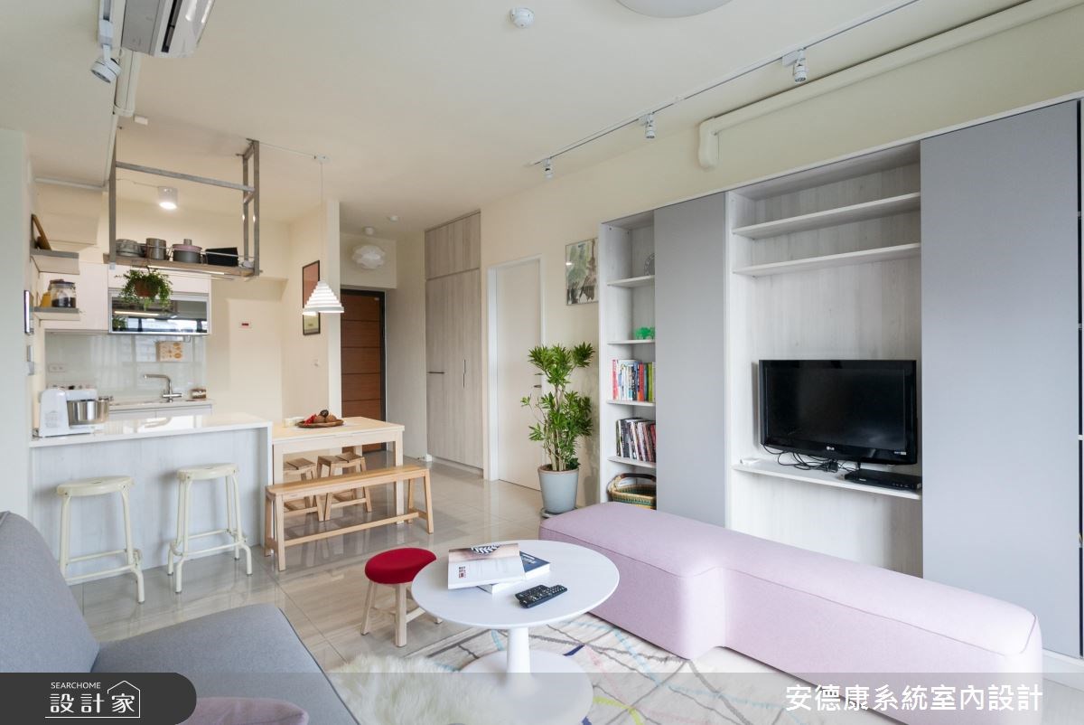 30坪新成屋(5年以下)＿北歐風客廳案例圖片＿安德康系統室內設計＿安德康_53之2
