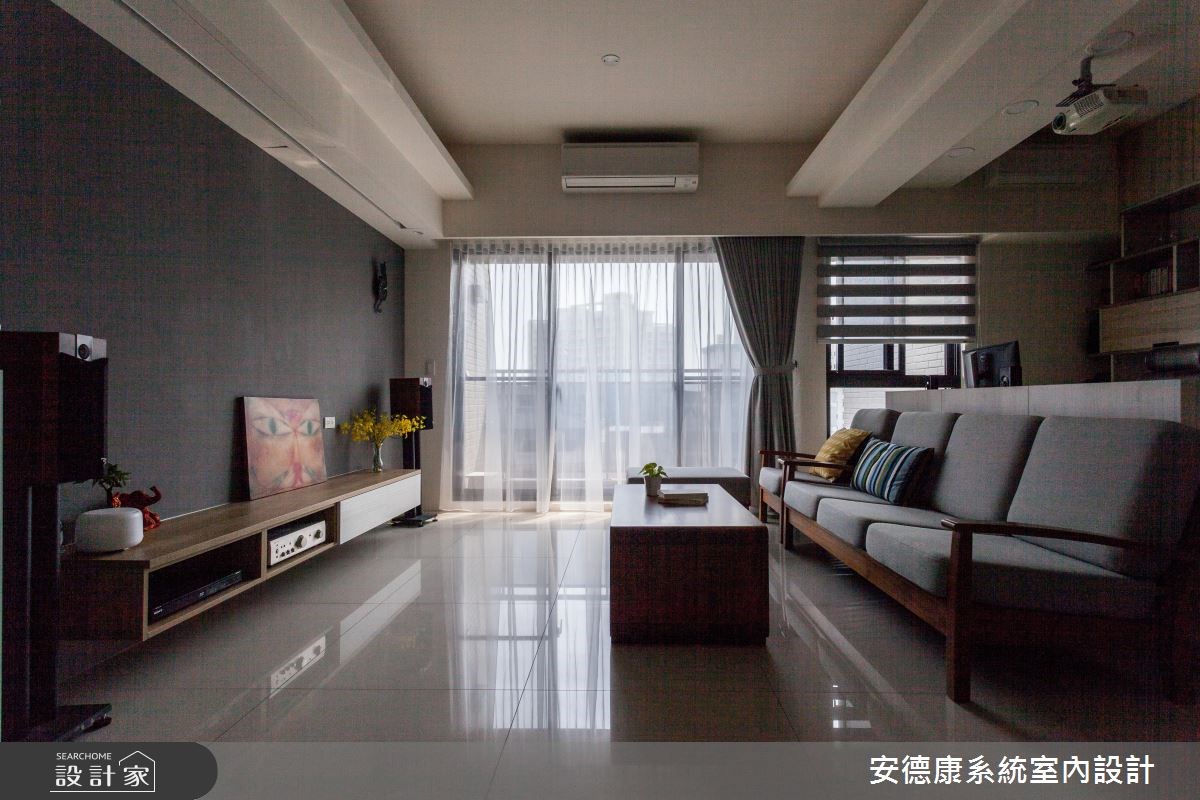 25坪預售屋＿混搭風客廳案例圖片＿安德康系統室內設計＿安德康_54之4