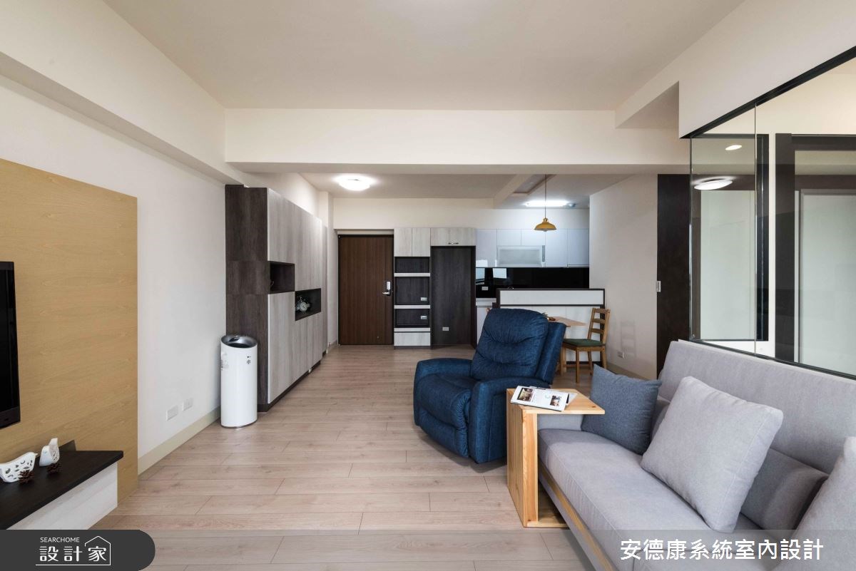28坪新成屋(5年以下)＿簡約風客廳案例圖片＿安德康系統室內設計＿安德康_69之5