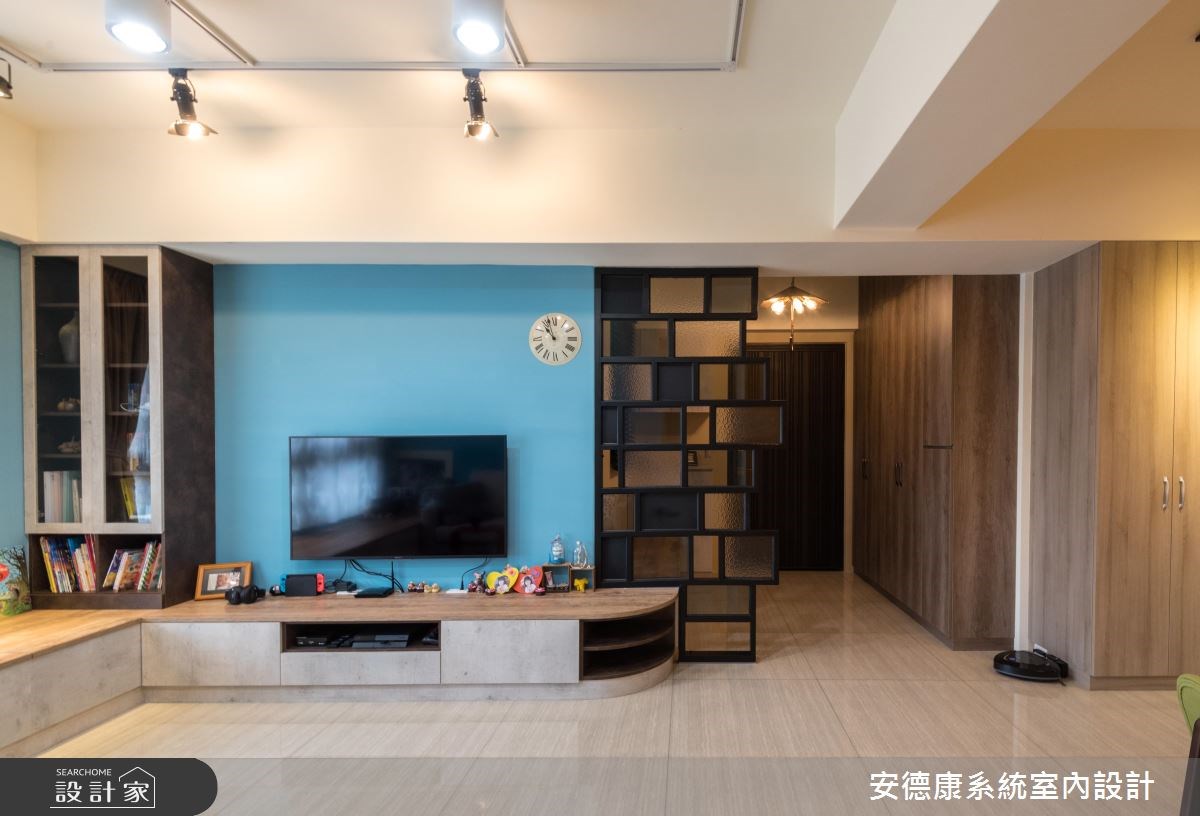 30坪新成屋(5年以下)＿混搭風客廳案例圖片＿安德康系統室內設計＿安德康_76之4