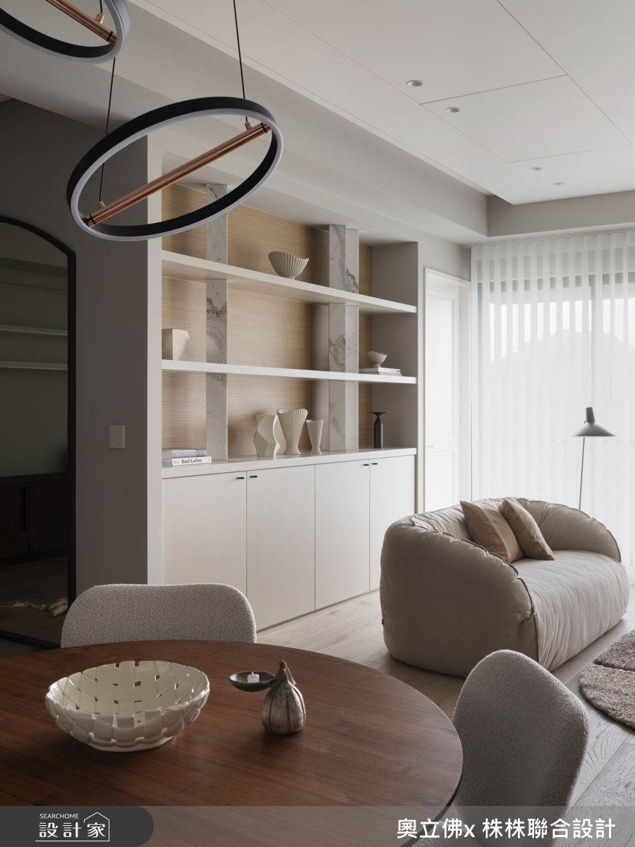 36坪毛胚屋＿混搭風客廳餐廳案例圖片＿奧立佛x 株株聯合設計＿奧立佛x 株株_House L in Taipei之8