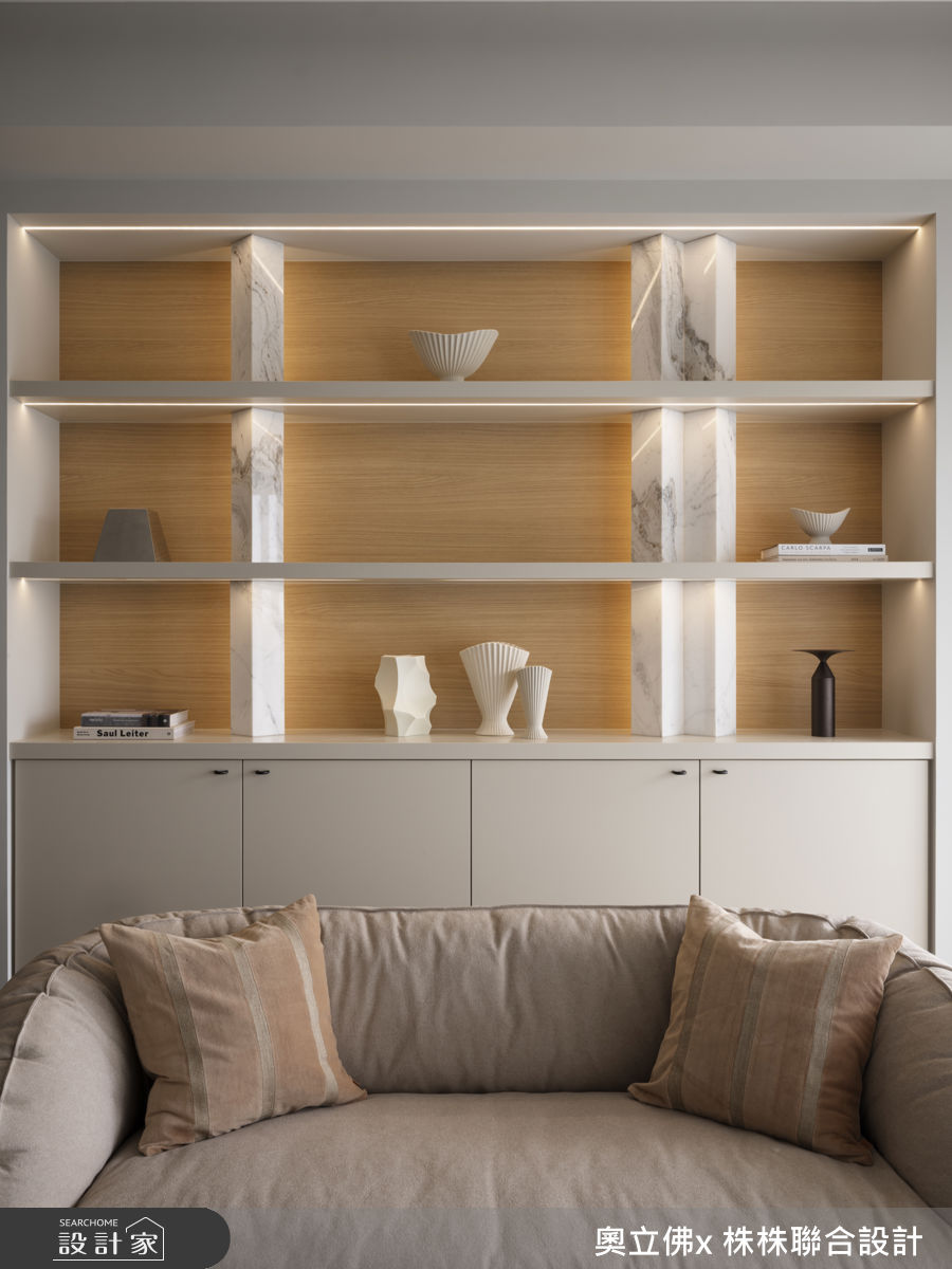 36坪毛胚屋＿混搭風客廳案例圖片＿奧立佛x 株株聯合設計＿奧立佛x 株株_House L in Taipei之11