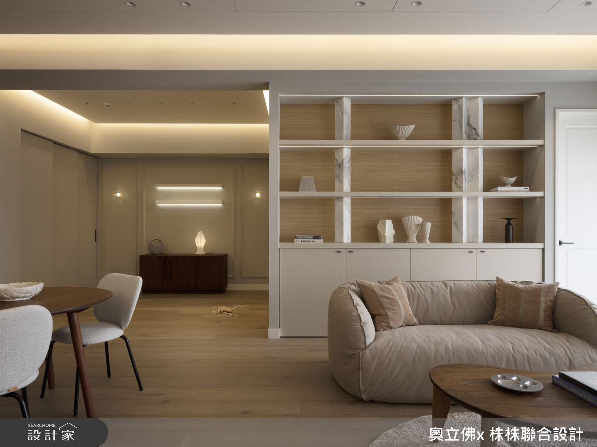 36坪毛胚屋＿混搭風客廳餐廳案例圖片＿奧立佛x 株株聯合設計＿奧立佛x 株株_House L in Taipei之12