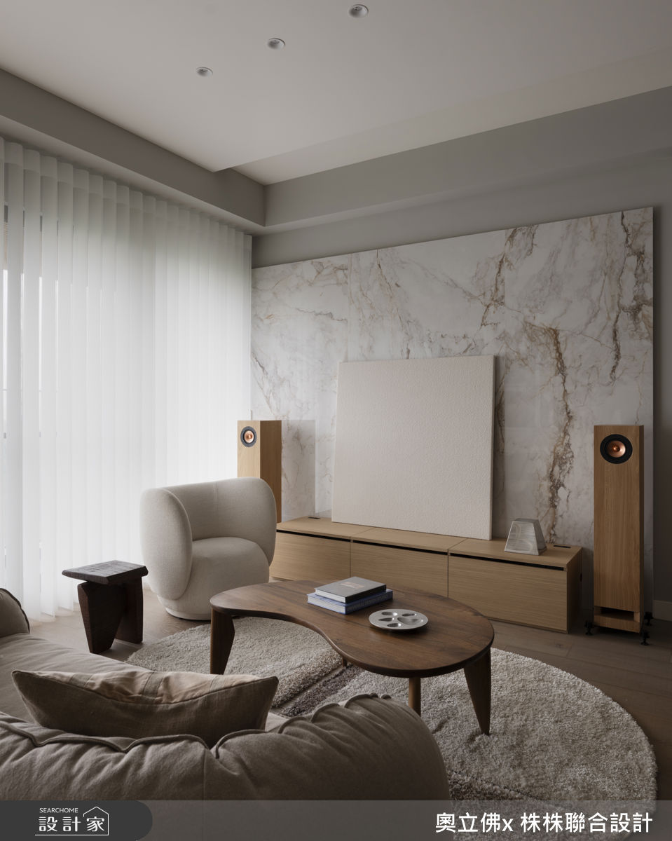 36坪毛胚屋＿混搭風客廳案例圖片＿奧立佛x 株株聯合設計＿奧立佛x 株株_House L in Taipei之13