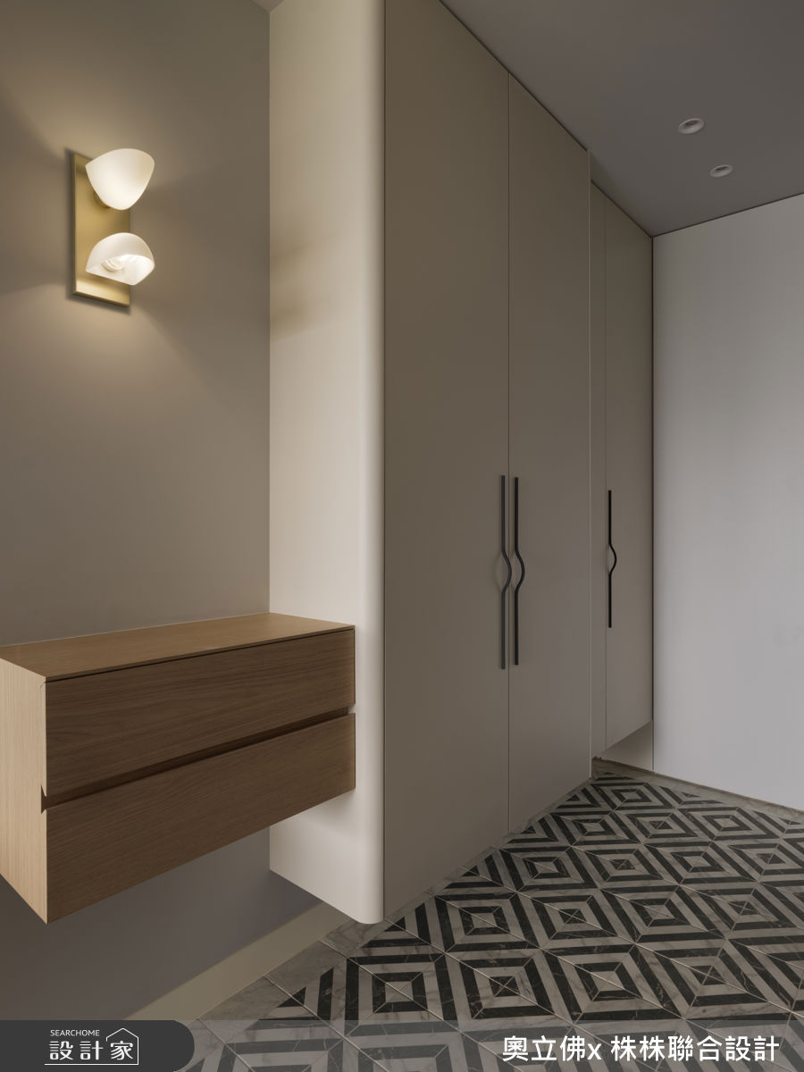 36坪毛胚屋＿混搭風玄關案例圖片＿奧立佛x 株株聯合設計＿奧立佛x 株株_House L in Taipei之4