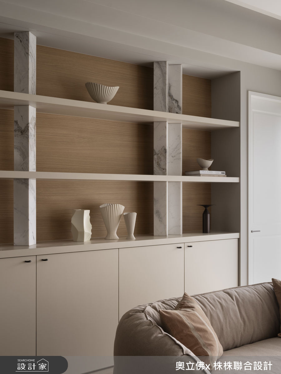 36坪毛胚屋＿混搭風客廳案例圖片＿奧立佛x 株株聯合設計＿奧立佛x 株株_House L in Taipei之9