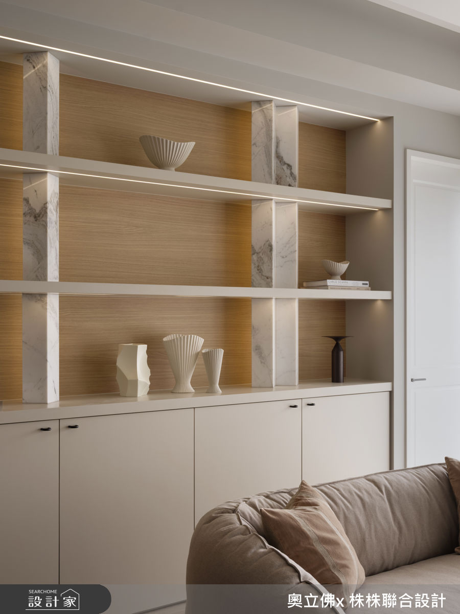 36坪毛胚屋＿混搭風客廳案例圖片＿奧立佛x 株株聯合設計＿奧立佛x 株株_House L in Taipei之10