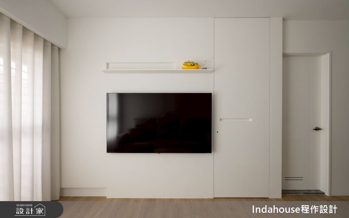 15坪預售屋＿簡約風客廳案例圖片＿Indahouse程作設計＿程作_【Residence】No.014 Lin House / New Taipei之7