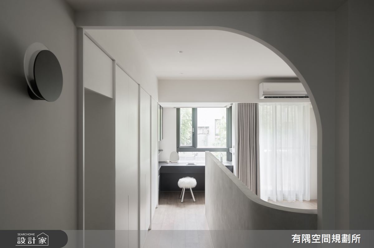 45坪新古屋(10年以下)＿現代風臥室案例圖片＿有隅空間規劃所＿有隅_55.日光樹之23