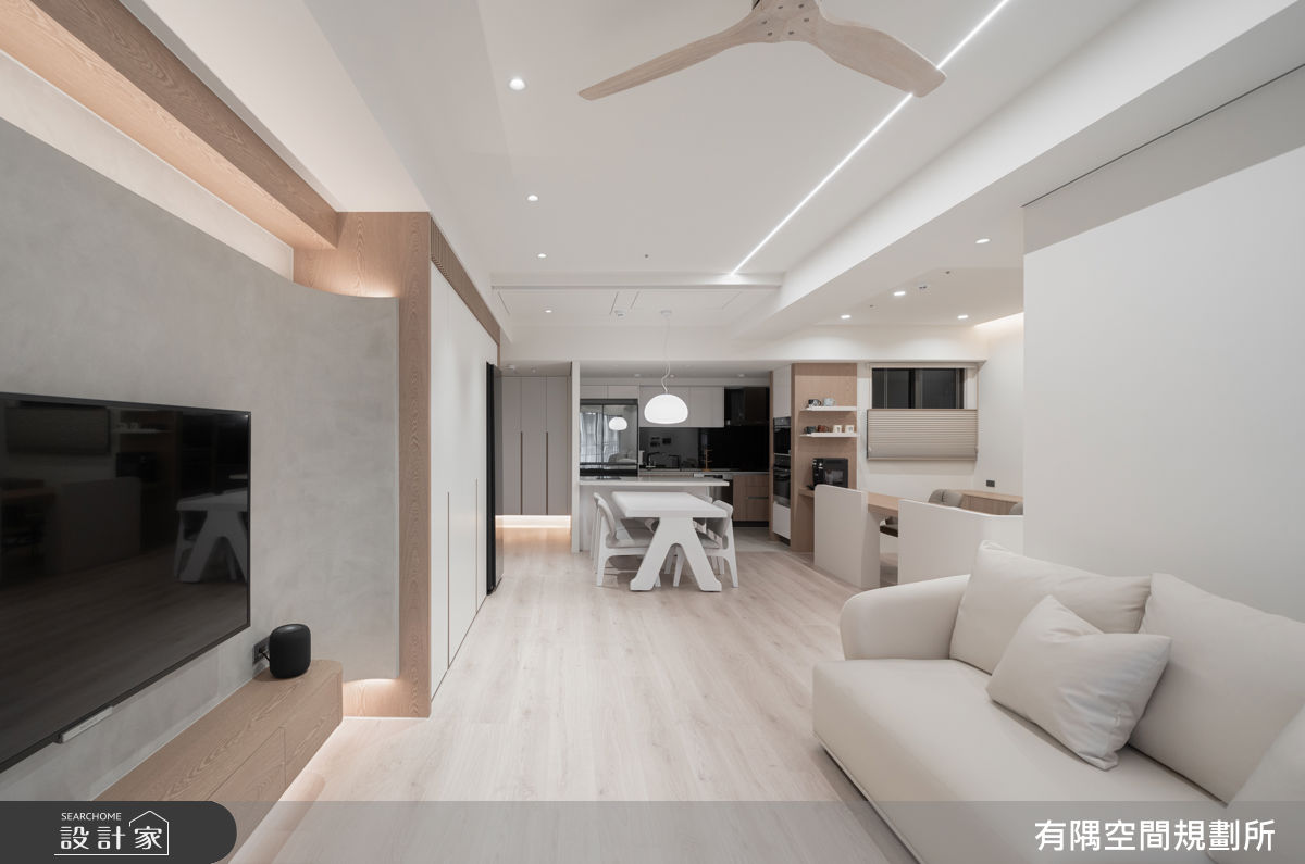 40坪新成屋(5年以下)＿現代風客廳餐廳案例圖片＿有隅空間規劃所＿有隅_63.悅臻之1