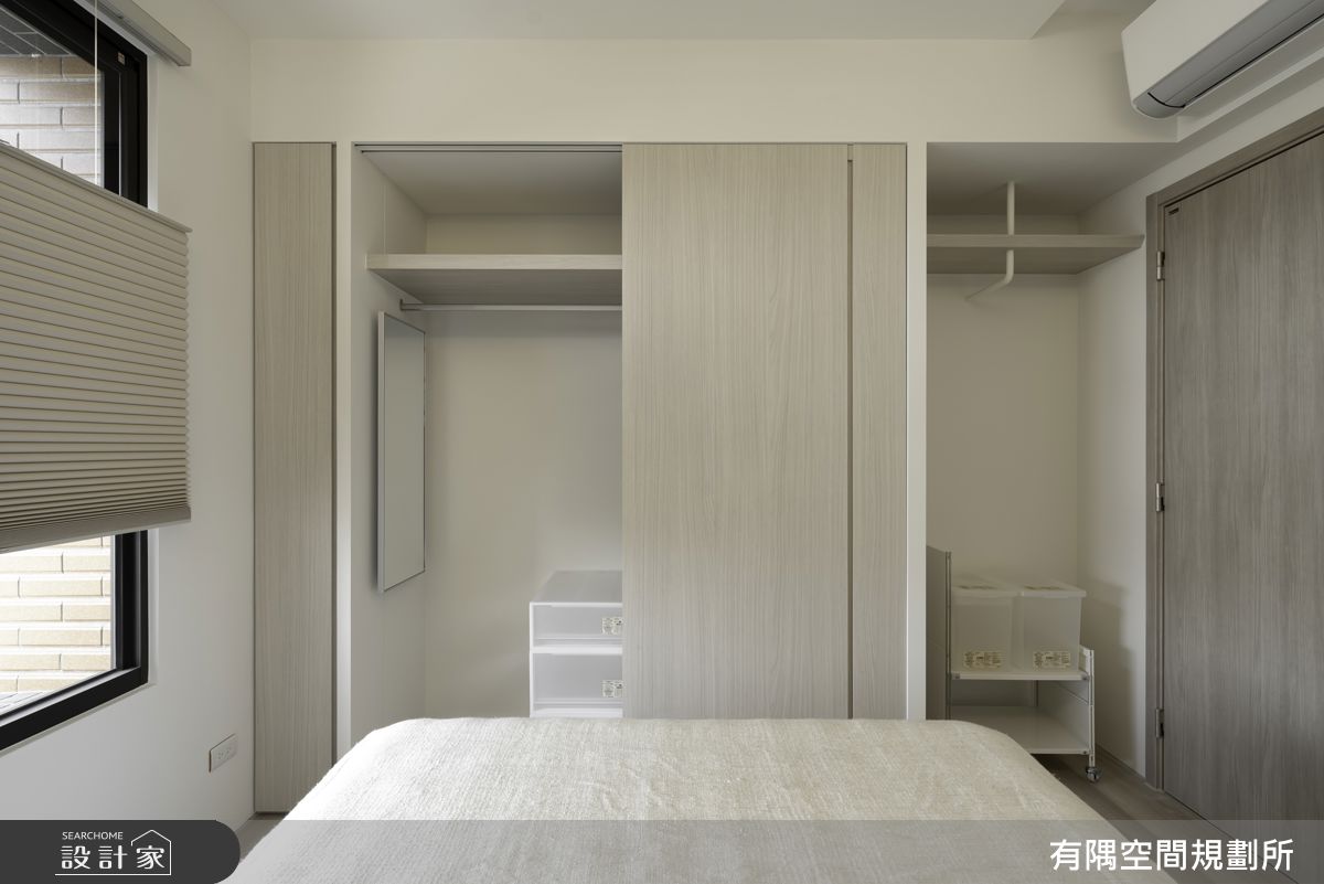 25坪新成屋(5年以下)＿北歐風臥室案例圖片＿有隅空間規劃所＿有隅_64.Inn之16