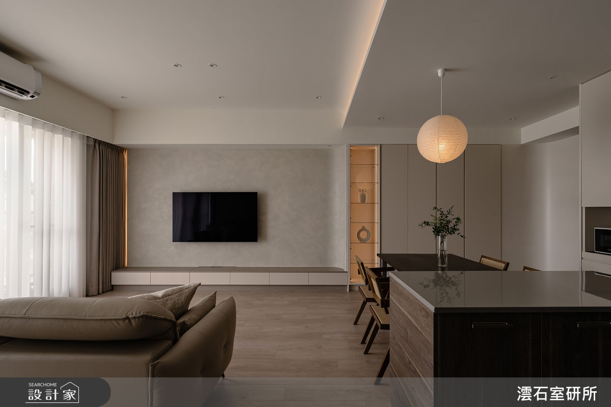 34坪新成屋(5年以下)＿現代風客廳餐廳中島案例圖片＿澐石室研所＿澐石_27星隅之5
