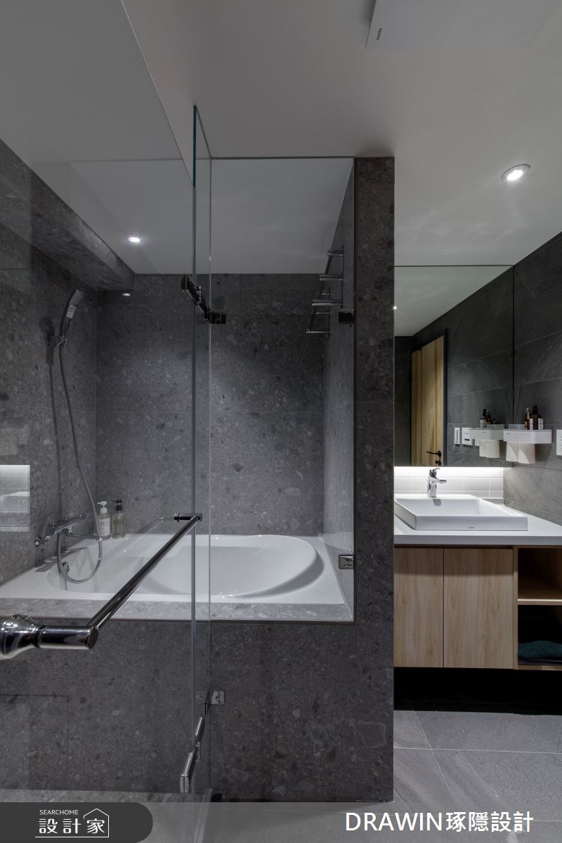 25坪新古屋(10年以下)＿現代風浴室案例圖片＿琢隱設計DRAWIN DESIGN STUDIO＿琢隱_Peng Residence之14
