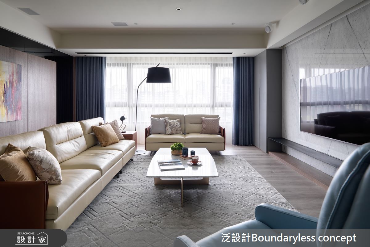 110坪新古屋(10年以下)＿現代風客廳案例圖片＿泛設計Boundaryless concept＿泛設計_收藏者之家之1