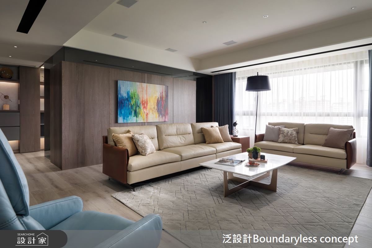 110坪新古屋(10年以下)＿現代風客廳案例圖片＿泛設計Boundaryless concept＿泛設計_收藏者之家之2